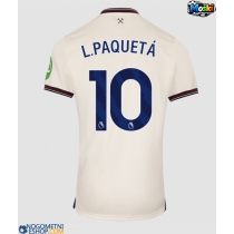 Moški Nogometni dresi West Ham United Lucas Paqueta #10 Gostujoči 2025-26 Kratek Rokav